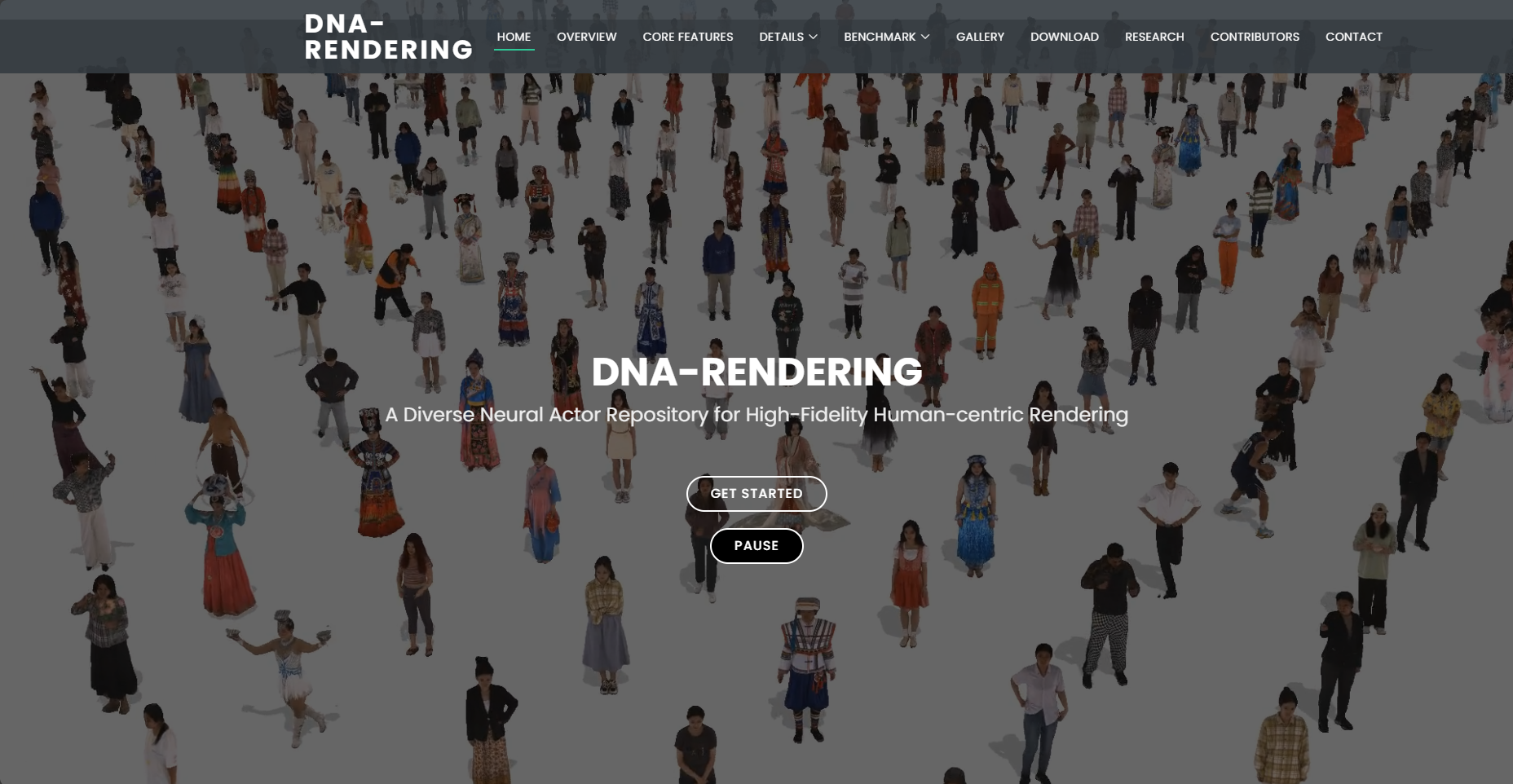 DNA-RENDERING数字人库